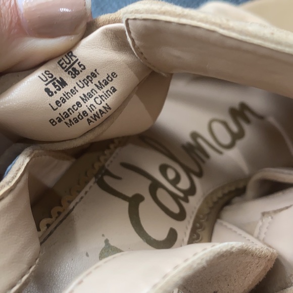 Sam Edelman wedge heels with ankle strap - Picture 4 of 7